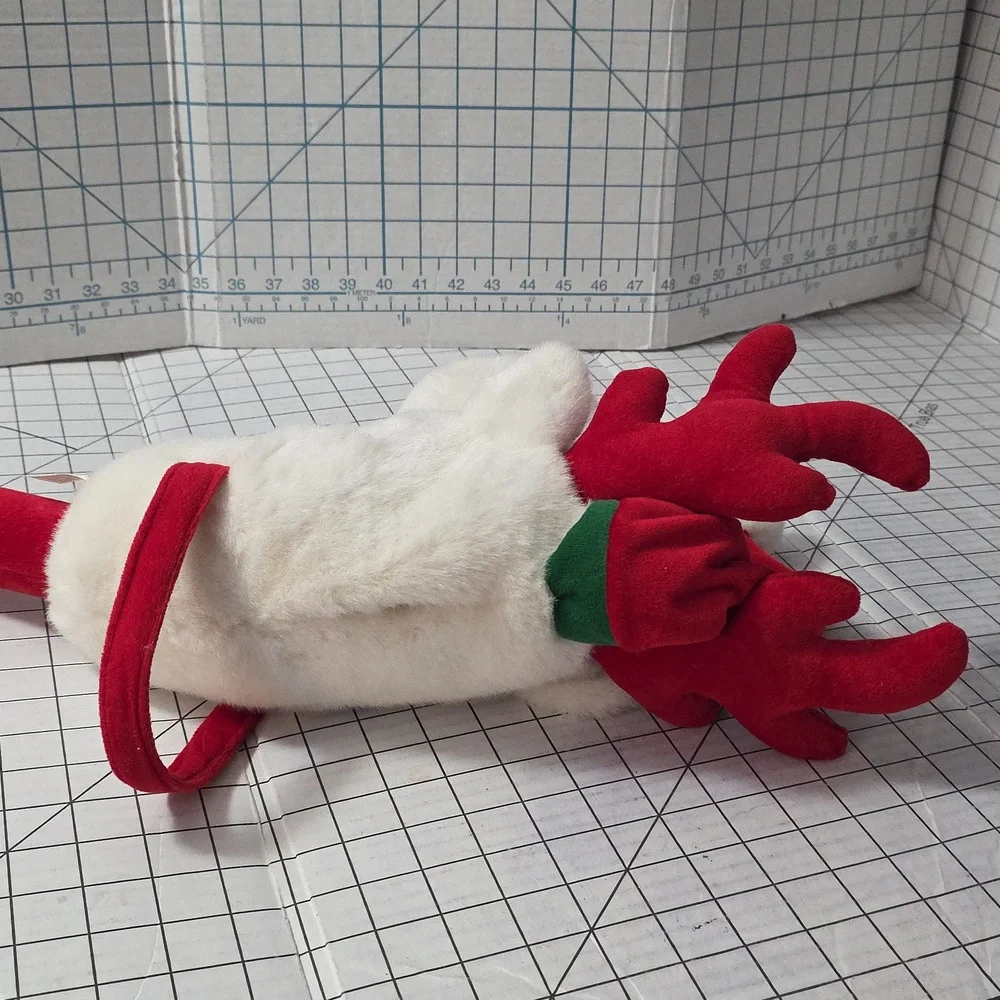 Dan Dee Collector's Choice Musical Plush‎ Reindeer/Moose Hobby Horse, White/Red